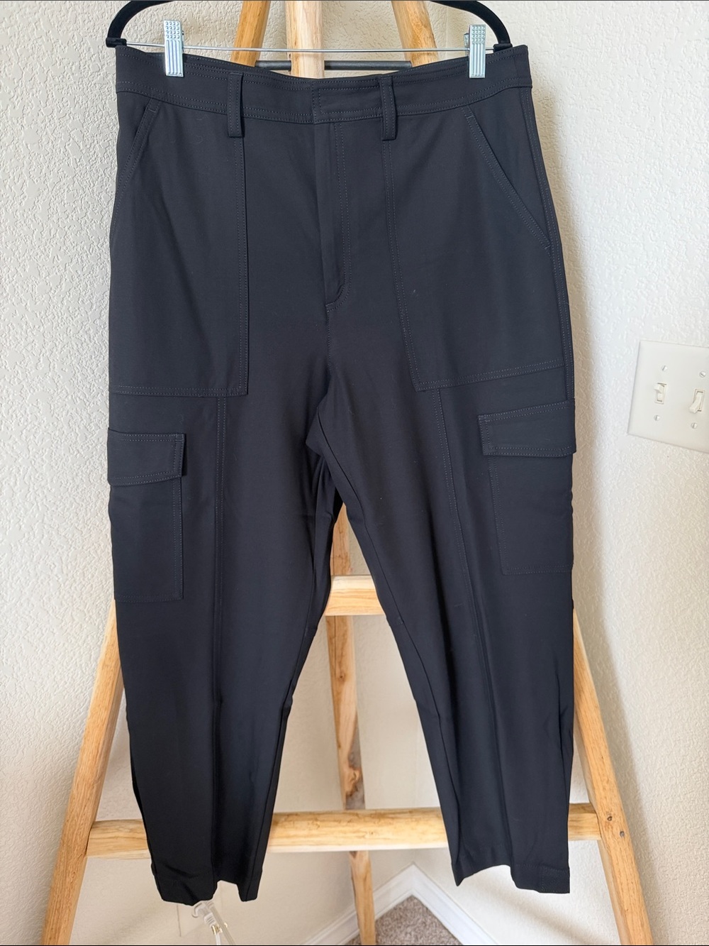 Banana Republic Black Cargo Ankle Pants